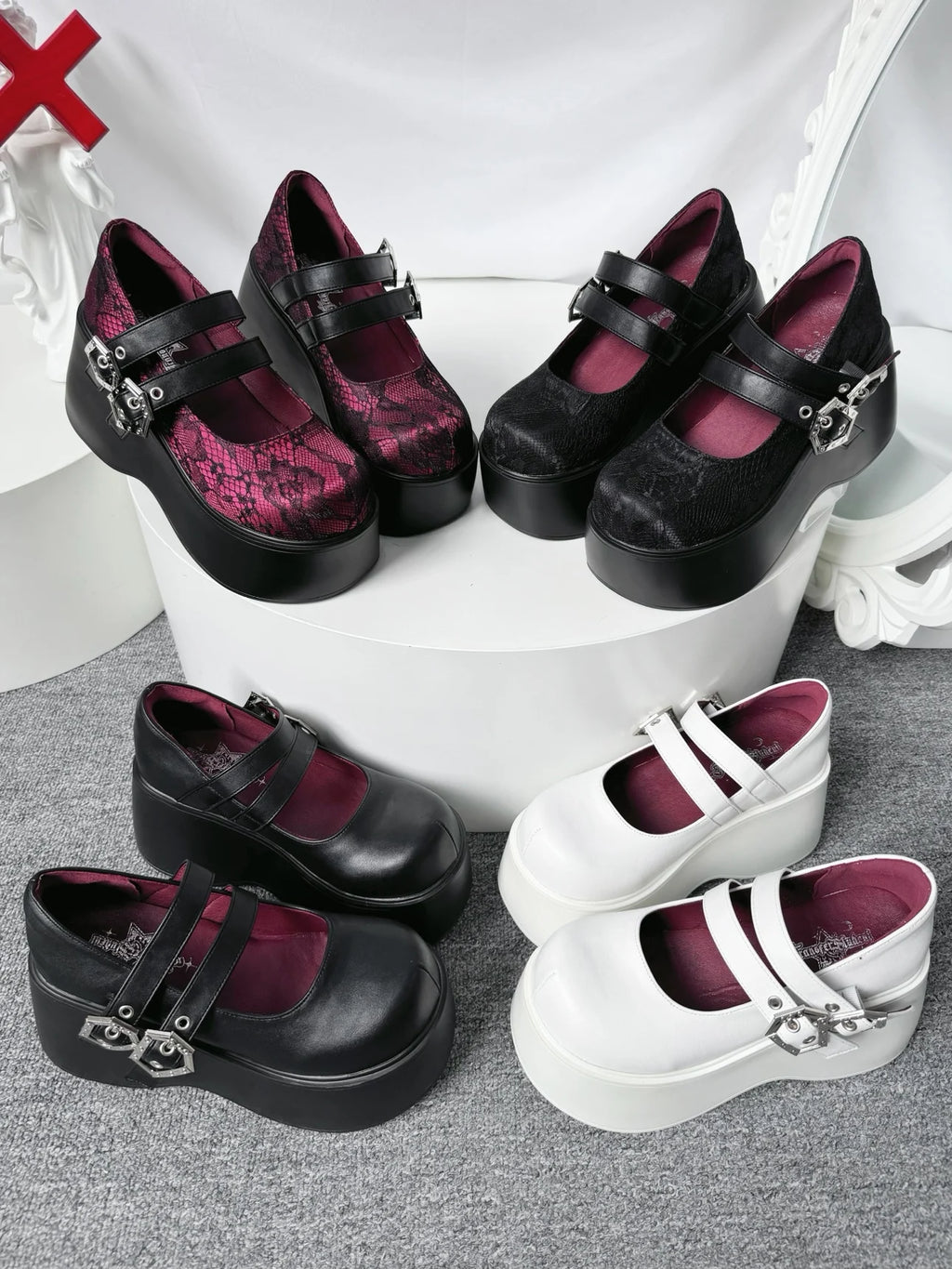 Nameless Witch 2.0 Original Subcultural Punk Thick Soled Shoes With Shallow Mouthpiece Bottom Versatile Single Shoes Lolita Girl