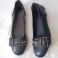 Flat Shoes Woman 2026 Spring New Shallow Mouth Flat Bottom Loafers Women's Rivet Leather Shoes Women's Flats and Loafers